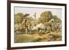 Pheel Khana, or Elephants Quarters, Holcars Camp, from 'India Ancient and Modern', 1867-William 'Crimea' Simpson-Framed Giclee Print