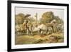 Pheel Khana, or Elephants Quarters, Holcars Camp, from 'India Ancient and Modern', 1867-William 'Crimea' Simpson-Framed Giclee Print