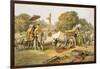 Pheel Khana, or Elephants Quarters, Holcars Camp, from 'India Ancient and Modern', 1867-William 'Crimea' Simpson-Framed Giclee Print
