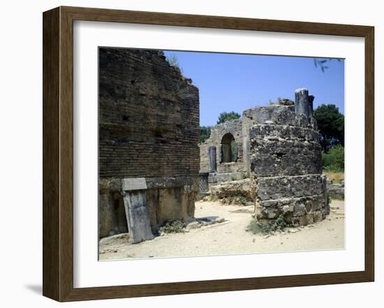 Pheidias' Workshop in Olympia, Greece, 5th Century BC-null-Framed Giclee Print