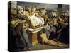 Pheidippides Giving Word of Victory after the Battle of Marathon-Luc-olivier Merson-Stretched Canvas