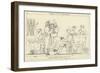 Phemius Singing to the Suitors-John Flaxman-Framed Giclee Print