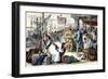 Phenician Vendors Trading Goods (Ivory Elephant Defenses, Animal Fur, Fabrics...) in the Mediterran-null-Framed Giclee Print