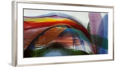 Phenomena Waves Without Wind, 1977-Paul Jenkins-Framed Art Print