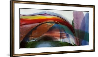 Phenomena Waves Without Wind, 1977-Paul Jenkins-Framed Art Print