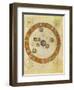 Phenomenes D'Aratus, Cosmological Diagram (Map of the Heavens)-null-Framed Giclee Print