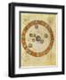 Phenomenes D'Aratus, Cosmological Diagram (Map of the Heavens)-null-Framed Giclee Print