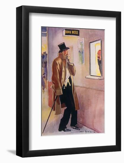 Phew! What a wreck I look-Bert Thomas-Framed Premium Giclee Print