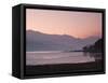 Phewa Lake at Sunset, Near Pokhara, Gandak, Nepal, Asia-Mark Chivers-Framed Stretched Canvas