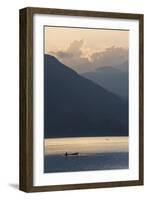 Phewa Tal Lake, Pokhara, Western Hills, Nepal, Himalayas, Asia-Ben Pipe-Framed Photographic Print