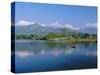 Phewatal Lake, Annapurna Region, Pokhara, Nepal-Gavin Hellier-Stretched Canvas