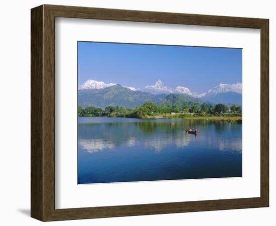 Phewatal Lake, Annapurna Region, Pokhara, Nepal-Gavin Hellier-Framed Photographic Print