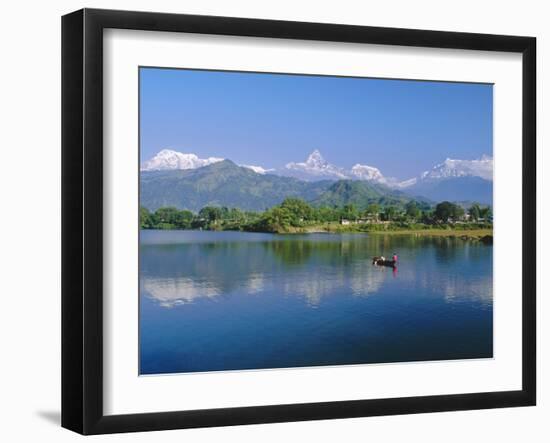 Phewatal Lake, Annapurna Region, Pokhara, Nepal-Gavin Hellier-Framed Photographic Print