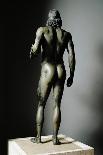 Riace Bronze (B), Bronze Statue of a Young Man with Helmet, More Than Life-Size, Found in 1972-Phidias-Giclee Print