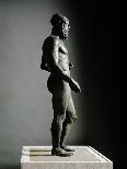 Riace Bronze (B), Head of Bronze Statue of a Young Man with Helmet, Detail-Phidias-Giclee Print