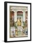 Phidias's Statue of Zeus, in the Temple of Zeus at Athens-null-Framed Art Print
