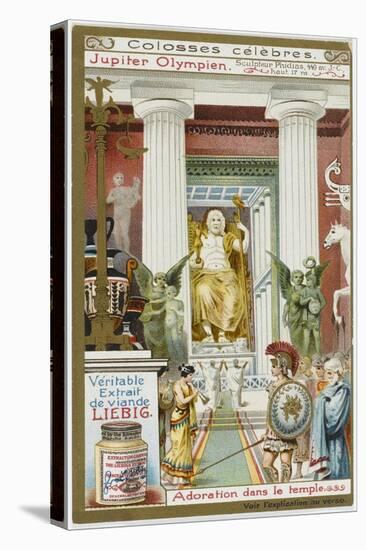 Phidias's Statue of Zeus, in the Temple of Zeus at Athens-null-Stretched Canvas