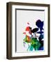 Phil Collins Watercolor-Lana Feldman-Framed Art Print