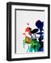 Phil Collins Watercolor-Lana Feldman-Framed Art Print