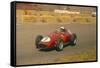 Phil Hill in Action in a Ferrari, Dutch Grand Prix, Zandvoort, 1959-null-Framed Stretched Canvas