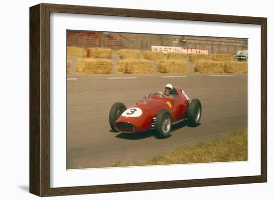 Phil Hill in Action in a Ferrari, Dutch Grand Prix, Zandvoort, 1959-null-Framed Photographic Print