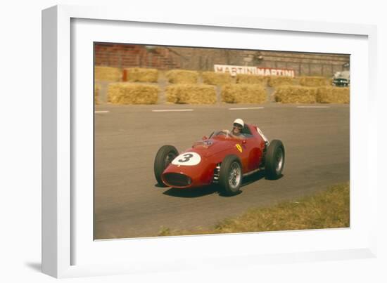 Phil Hill in Action in a Ferrari, Dutch Grand Prix, Zandvoort, 1959-null-Framed Photographic Print