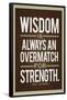 Phil Jackson Wisdom Quote-null-Framed Poster