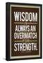 Phil Jackson Wisdom Quote-null-Framed Poster