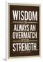 Phil Jackson Wisdom Quote-null-Framed Art Print