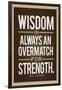 Phil Jackson Wisdom Quote-null-Framed Art Print