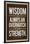 Phil Jackson Wisdom Quote-null-Framed Art Print