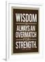 Phil Jackson Wisdom Quote-null-Framed Art Print