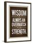 Phil Jackson Wisdom Quote-null-Framed Art Print