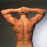 Naked Torso (back View) of An Athletic Young Man-Phil Jude-Framed Premium Photographic Print