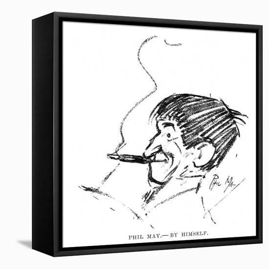 Phil May by Himself-null-Framed Stretched Canvas