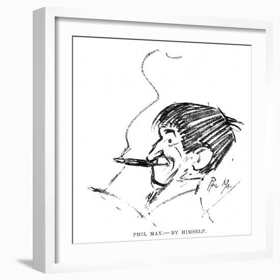 Phil May by Himself-null-Framed Art Print