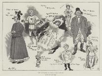Sketches at the Juvenile Fancy Dress Ball at the Mansion House-Phil May-Giclee Print