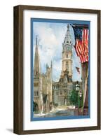 Phila. City Hall I-Noel Miles-Framed Art Print