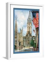 Phila. City Hall I-Noel Miles-Framed Art Print