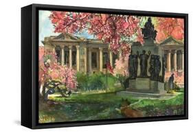 Phila Free Library-Noel Miles-Framed Stretched Canvas