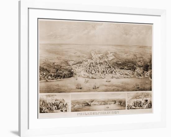 Philadelphia, 1702-null-Framed Giclee Print