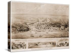 Philadelphia, 1702-null-Stretched Canvas