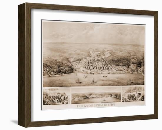 Philadelphia, 1702-null-Framed Giclee Print