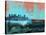 Philadelphia Abstract Skyline I-Emma Moore-Stretched Canvas