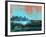 Philadelphia Abstract Skyline I-Emma Moore-Framed Art Print