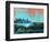 Philadelphia Abstract Skyline I-Emma Moore-Framed Art Print