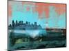 Philadelphia Abstract Skyline I-Emma Moore-Mounted Art Print