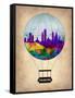 Philadelphia Air Balloon-NaxArt-Framed Stretched Canvas