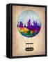 Philadelphia Air Balloon-NaxArt-Framed Stretched Canvas