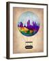 Philadelphia Air Balloon-NaxArt-Framed Art Print